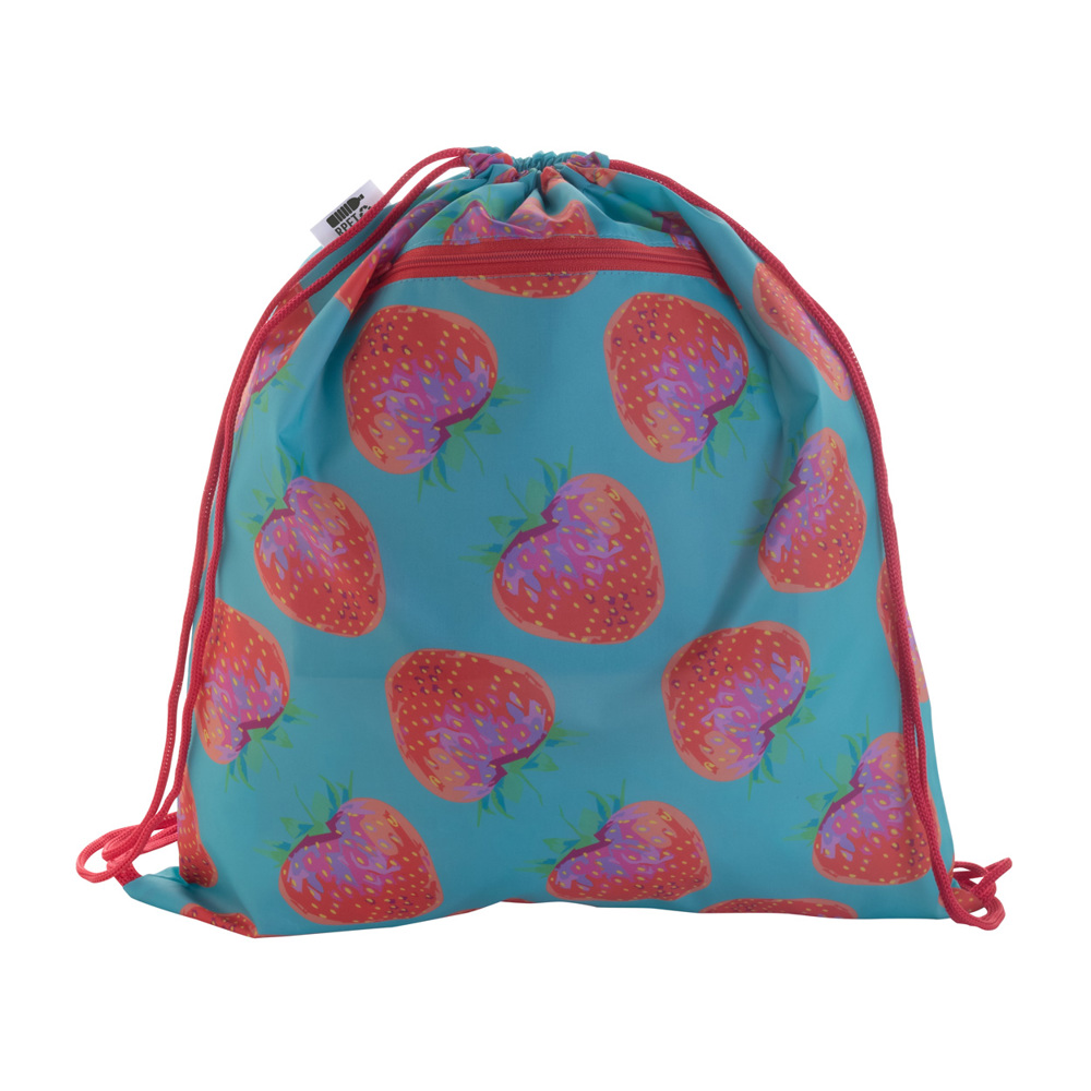 CreaDraw RFID RPET - custom made trekkoordtas - Rood