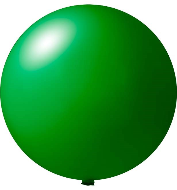 Giant balloons printed 350 cm Ø 120 cm - Dark green (4460) Pastel (± PMS 355)