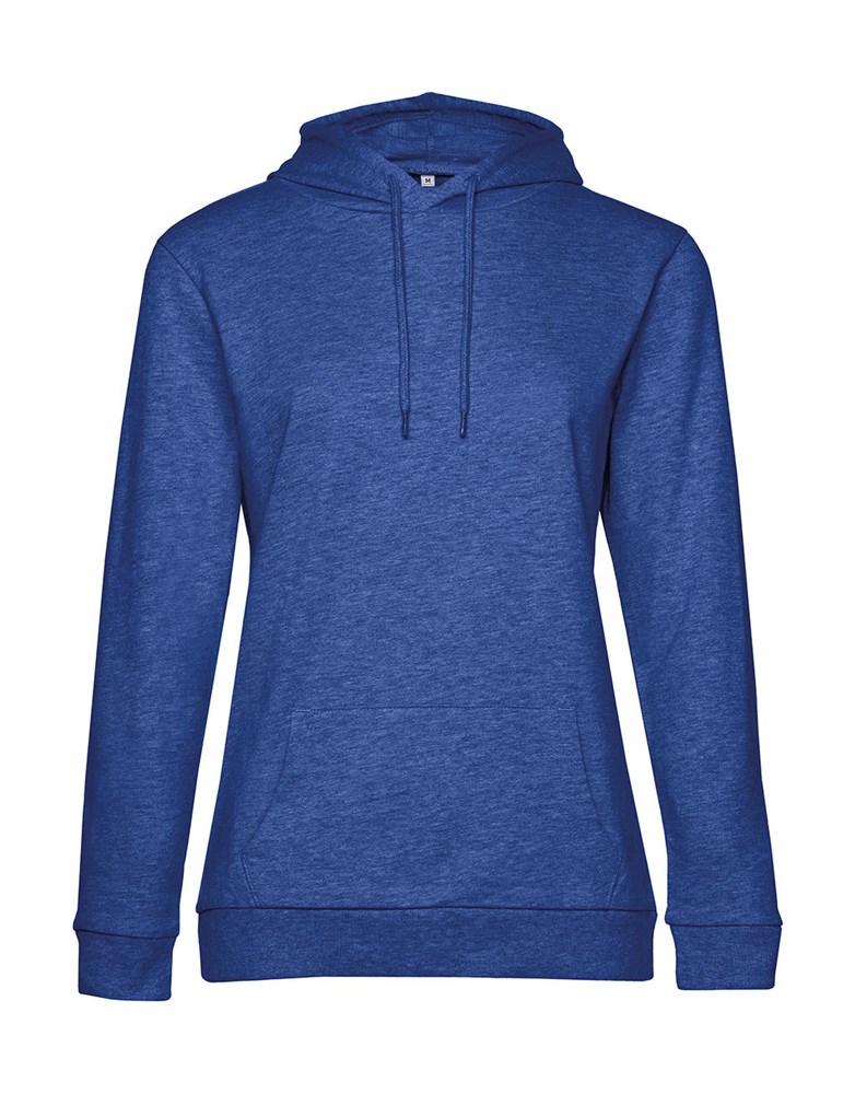 #Hoodie /women French Terry - Heather Royal Blue