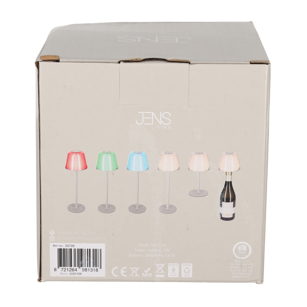 JENS Living 3-in-1 LED Touch Lamp Met Kleurmodus