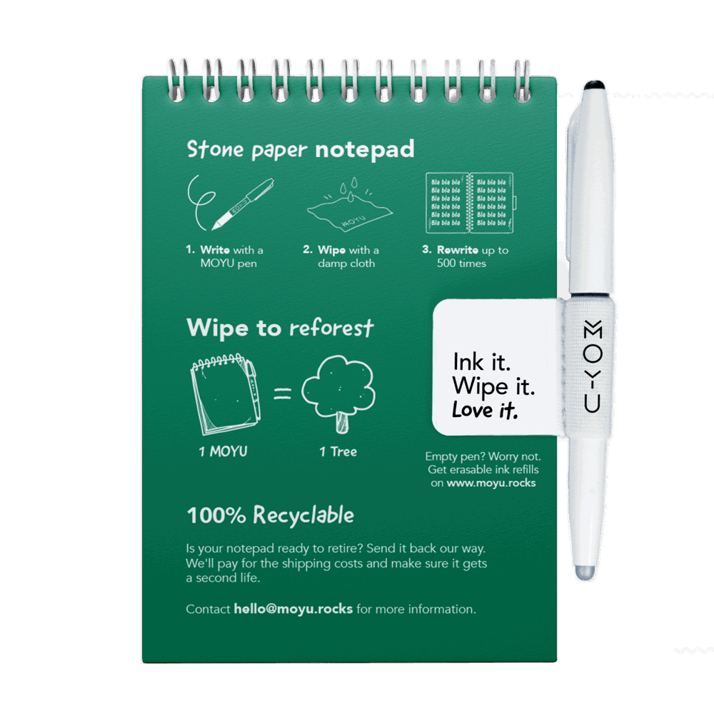 A6 notitieboek herschrijfbaar Hardcover