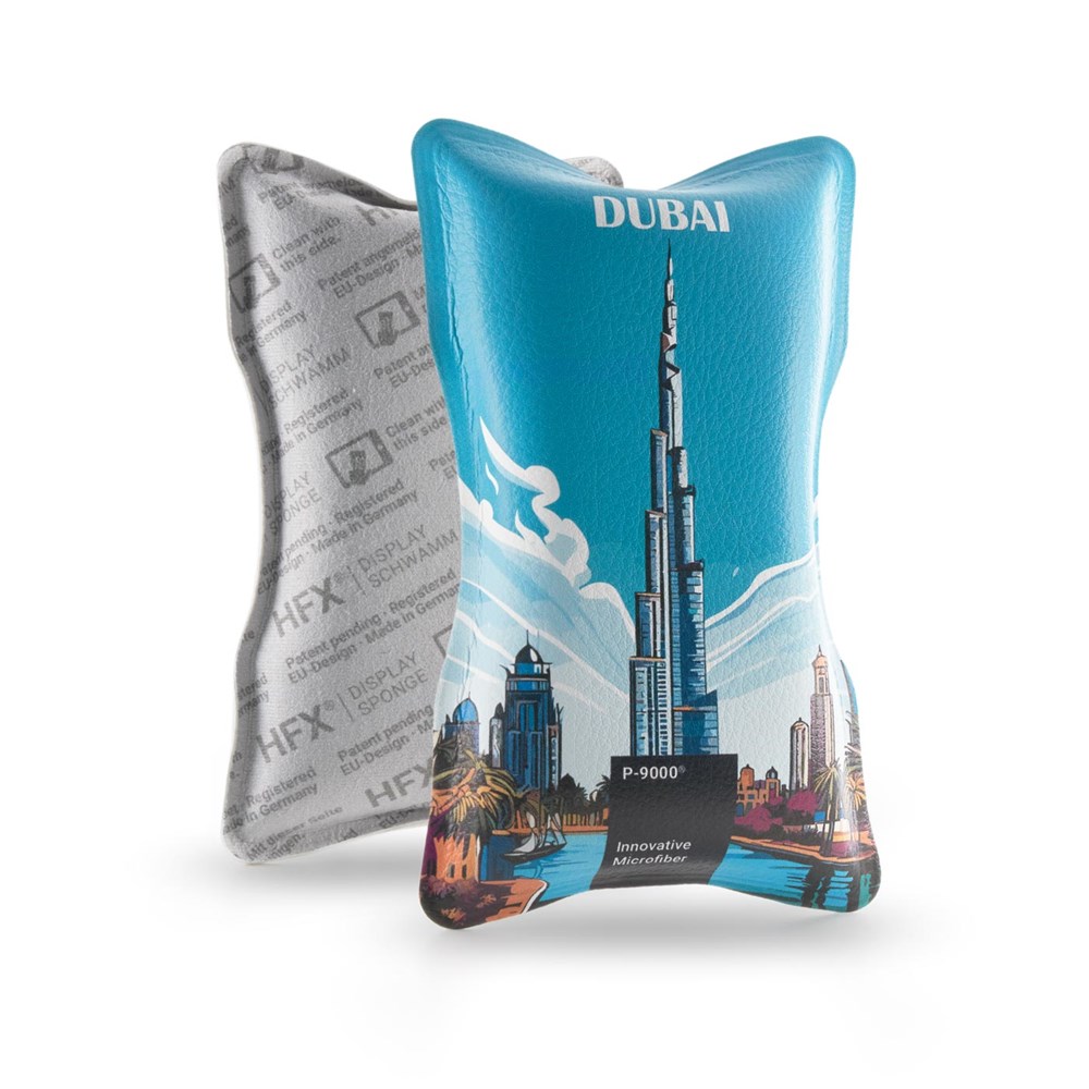 HFX® displayspons color met individueel papieren banderol, all-inclusive-pakket