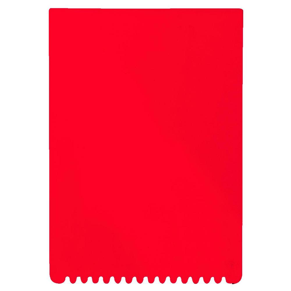 Eiskrabber "Rechthoek" - standaard rood