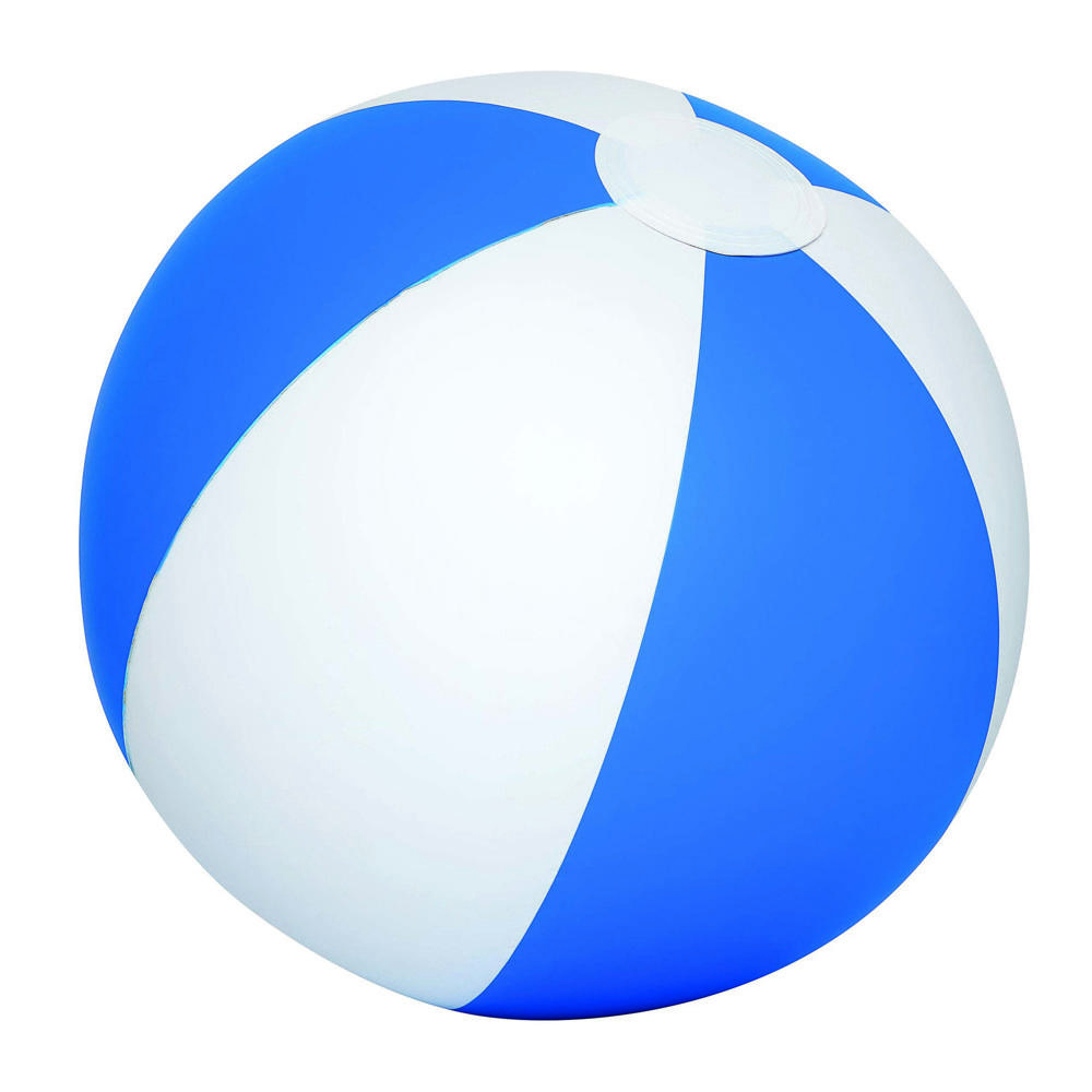ATLANTIC - Opblaasbare strandbal - blauw, wit