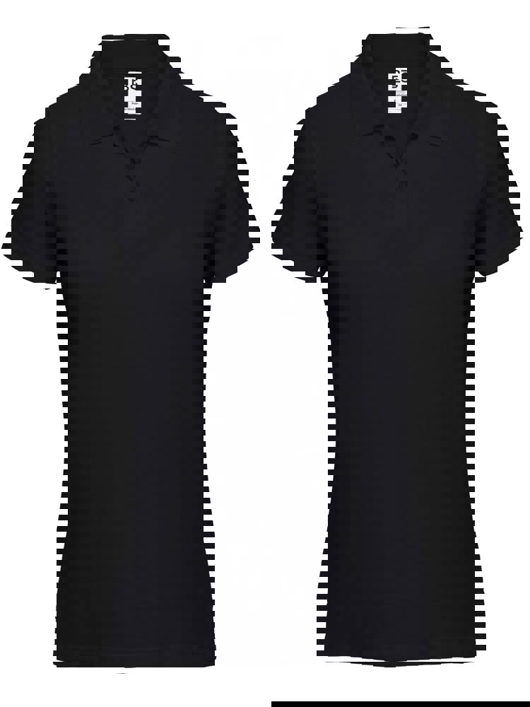 BS Evolution Dames Polo, 180gr/m2, 100% katoen - Zwart (Black)