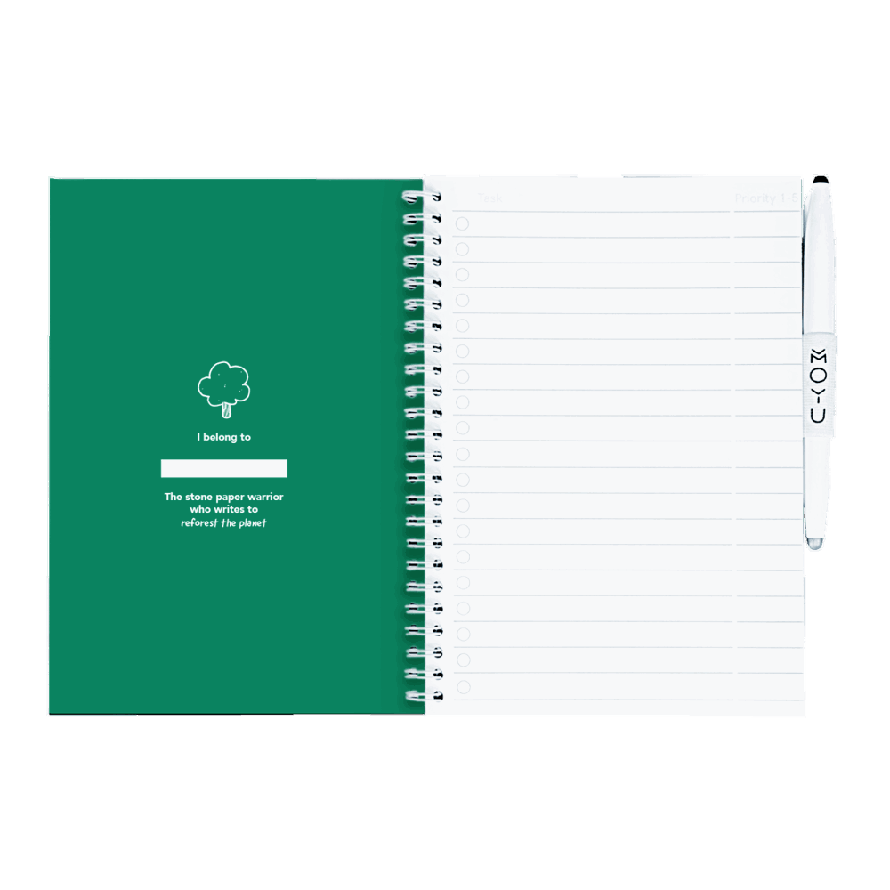 A5 notitieboek herschrijfbaar Hardcover