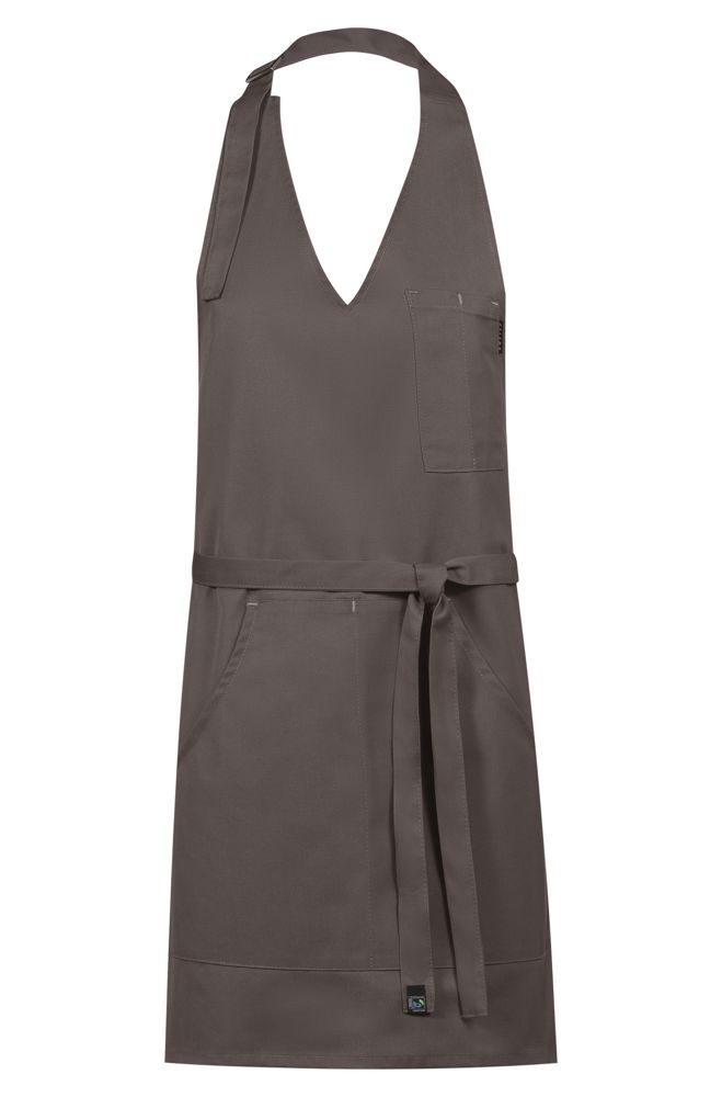 D halterschort 70x61 cm - 35 taupe