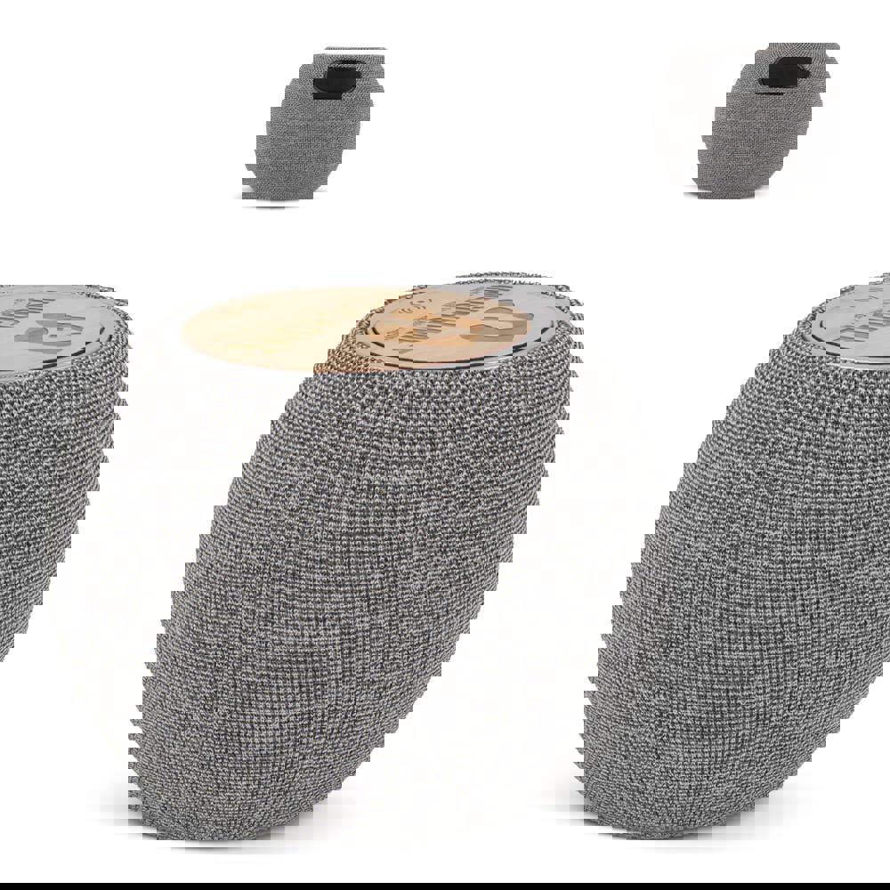 5W luidspreker &amp; 15W draadloze oplader R_PET &amp; bamboe