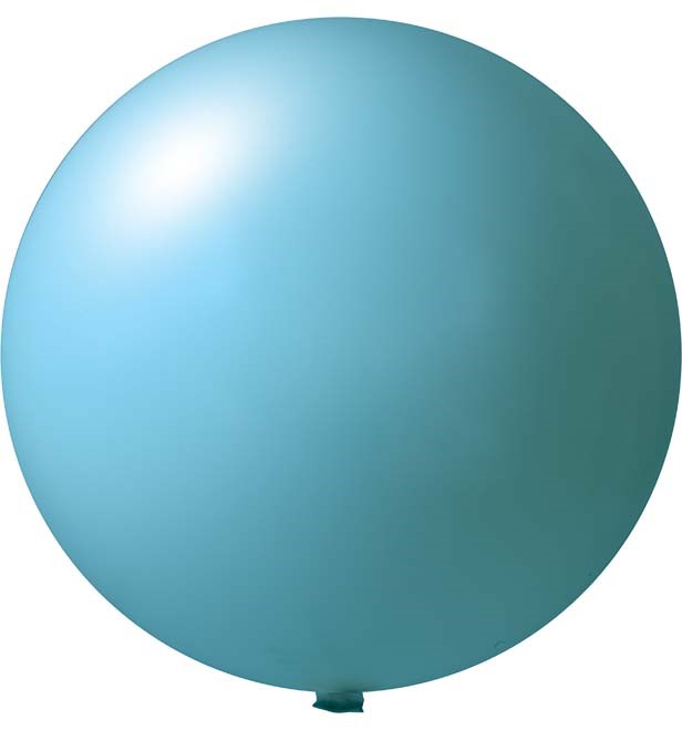 Giant balloons printed 350 cm Ø 120 cm - Light blue (4451) Pastel (± PMS 292)