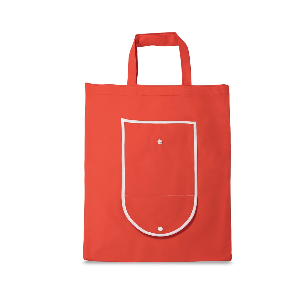 ARLON. Non-woven opvouwbare tas (80 g/m²) - Rood