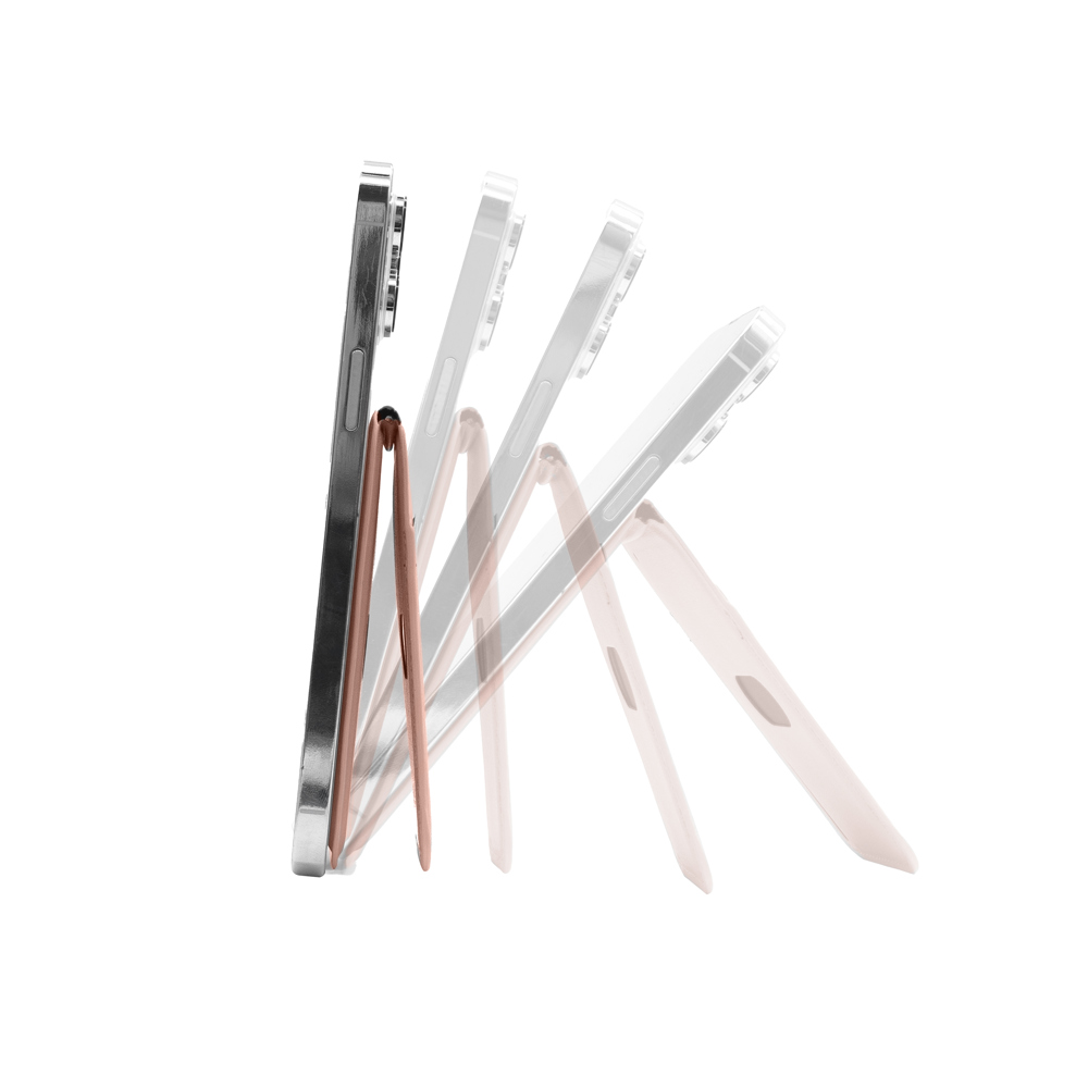 Card Wallet Stand Magsafe Metallic Rose