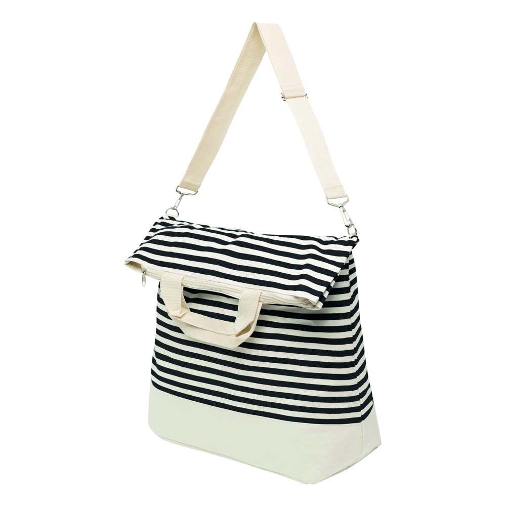 JUIST - Strandtas - beige, zwart