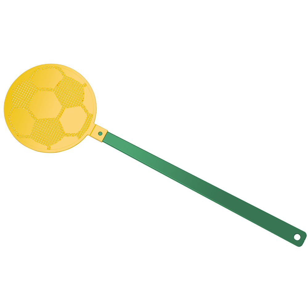 Fly swatter "soccer" - green/yellow