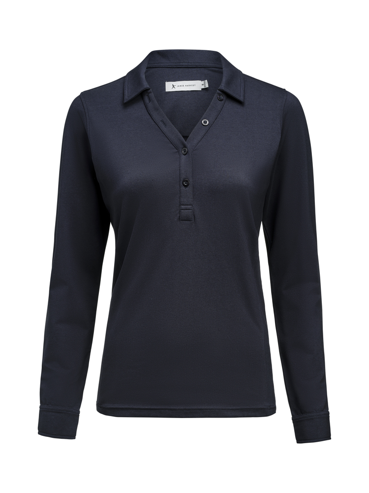 American Supreme Polo L/S Dames - Marine