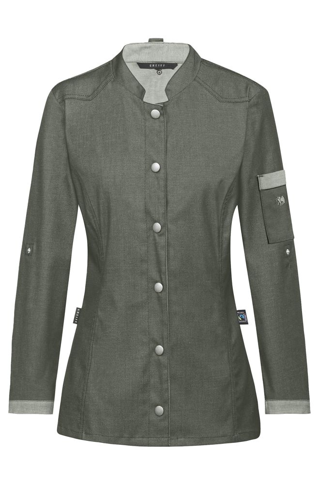 D koksbuis bikerstijl RF - 40 denim look groen