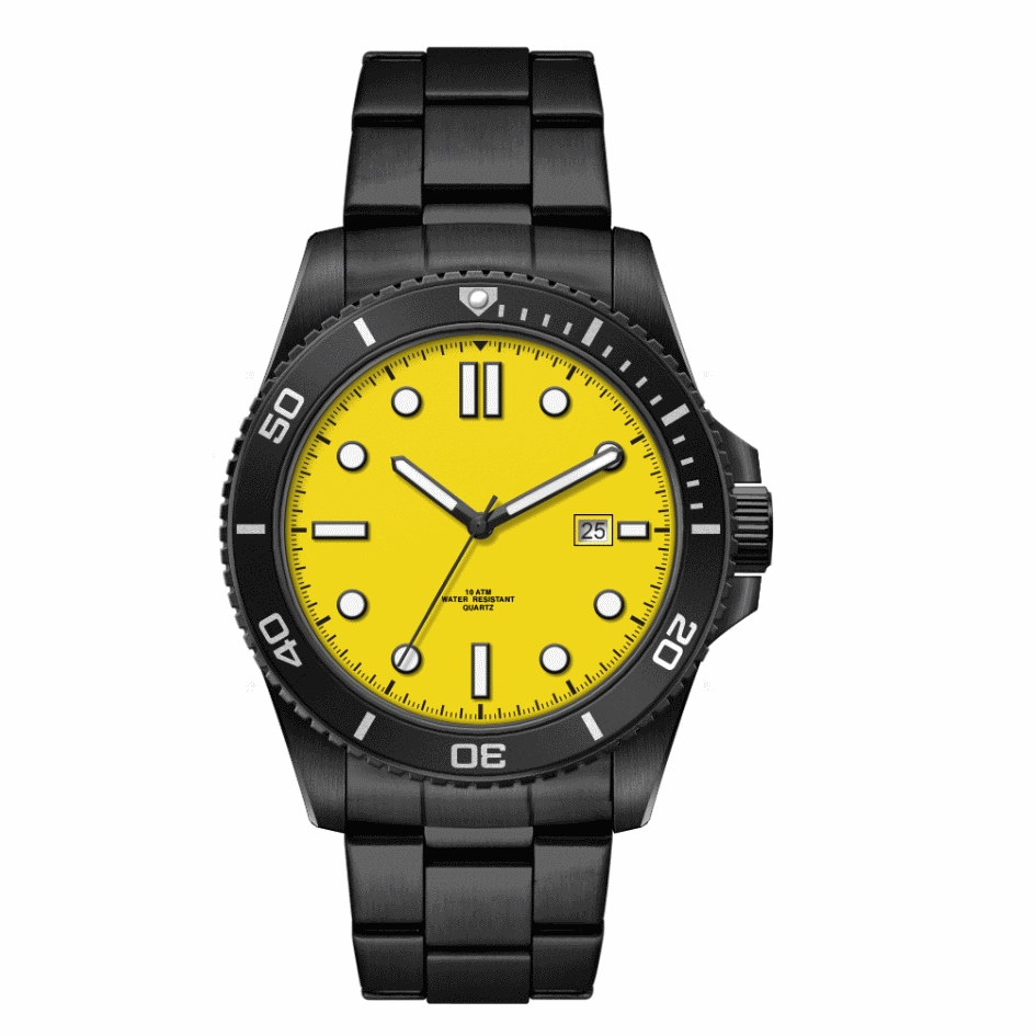 Horloge Georgia - Geel