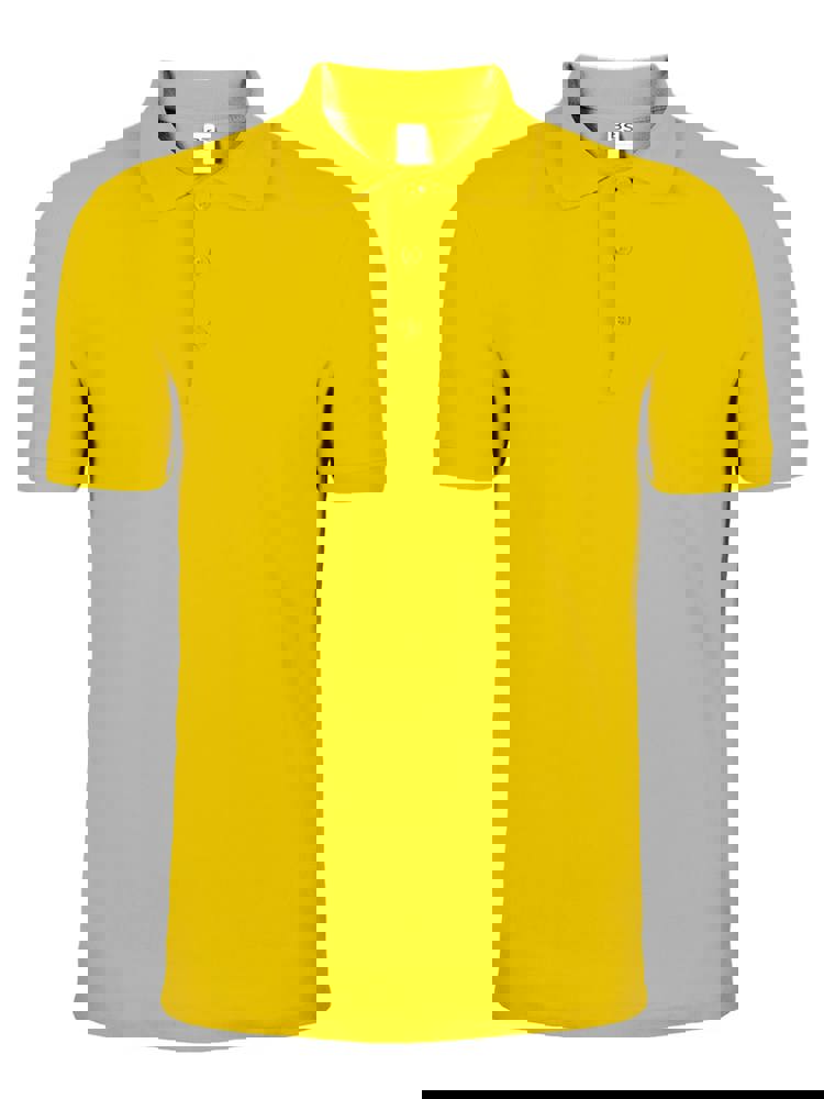 BS Evolution Polo, 180gr/m2, 100% katoen - Goud (PMS 114C)