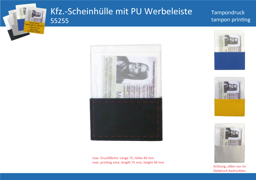 Hoes voor rijbewijs BERTY