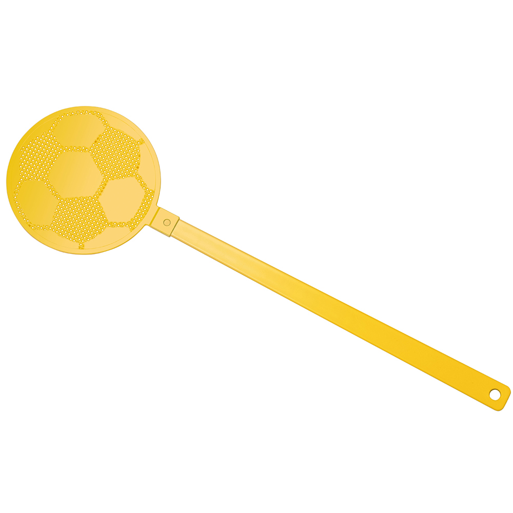 Fly swatter "soccer" - yellow/yellow