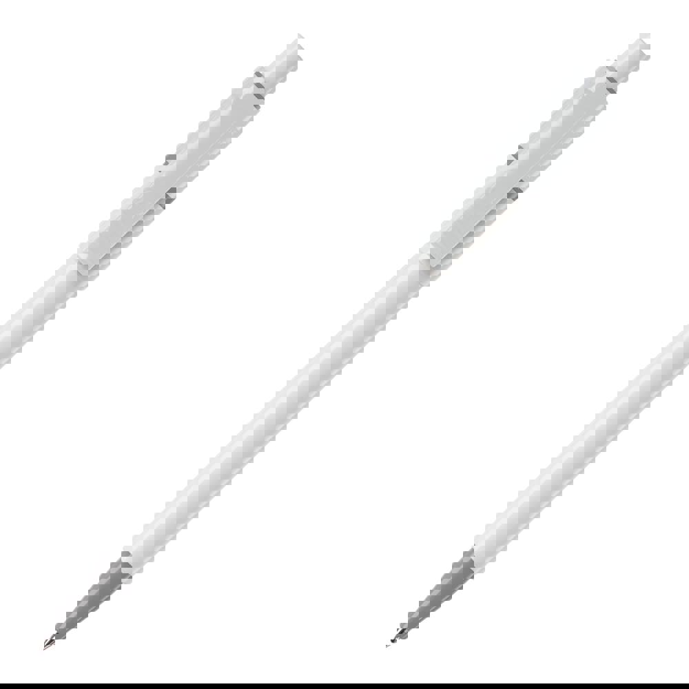 Balpen Baron hardcolour - Wit / Grijs