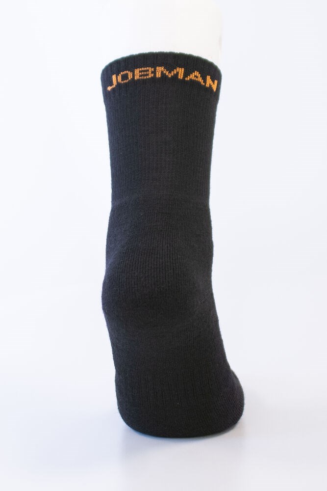 Jobman - 9597 Merino Sock Medium Zwart 46