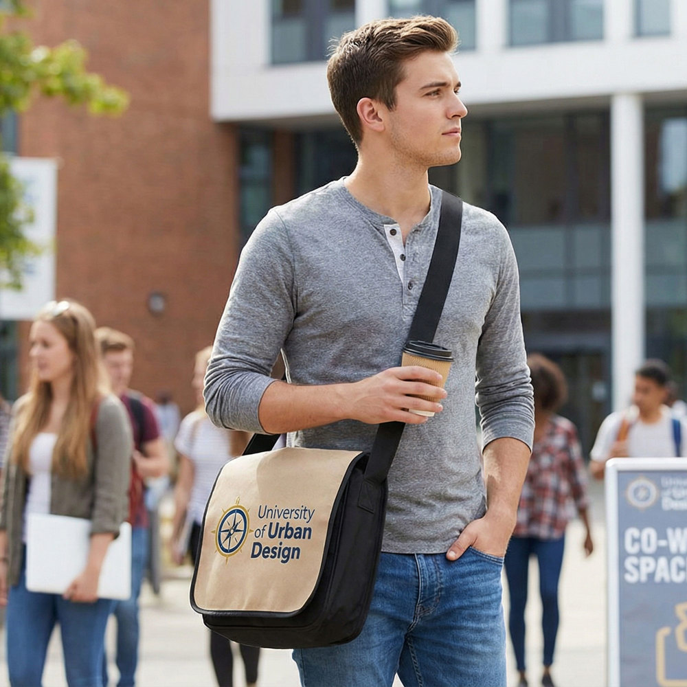 COLOGNE – Schoudertas van kraftpapier en PP non-woven