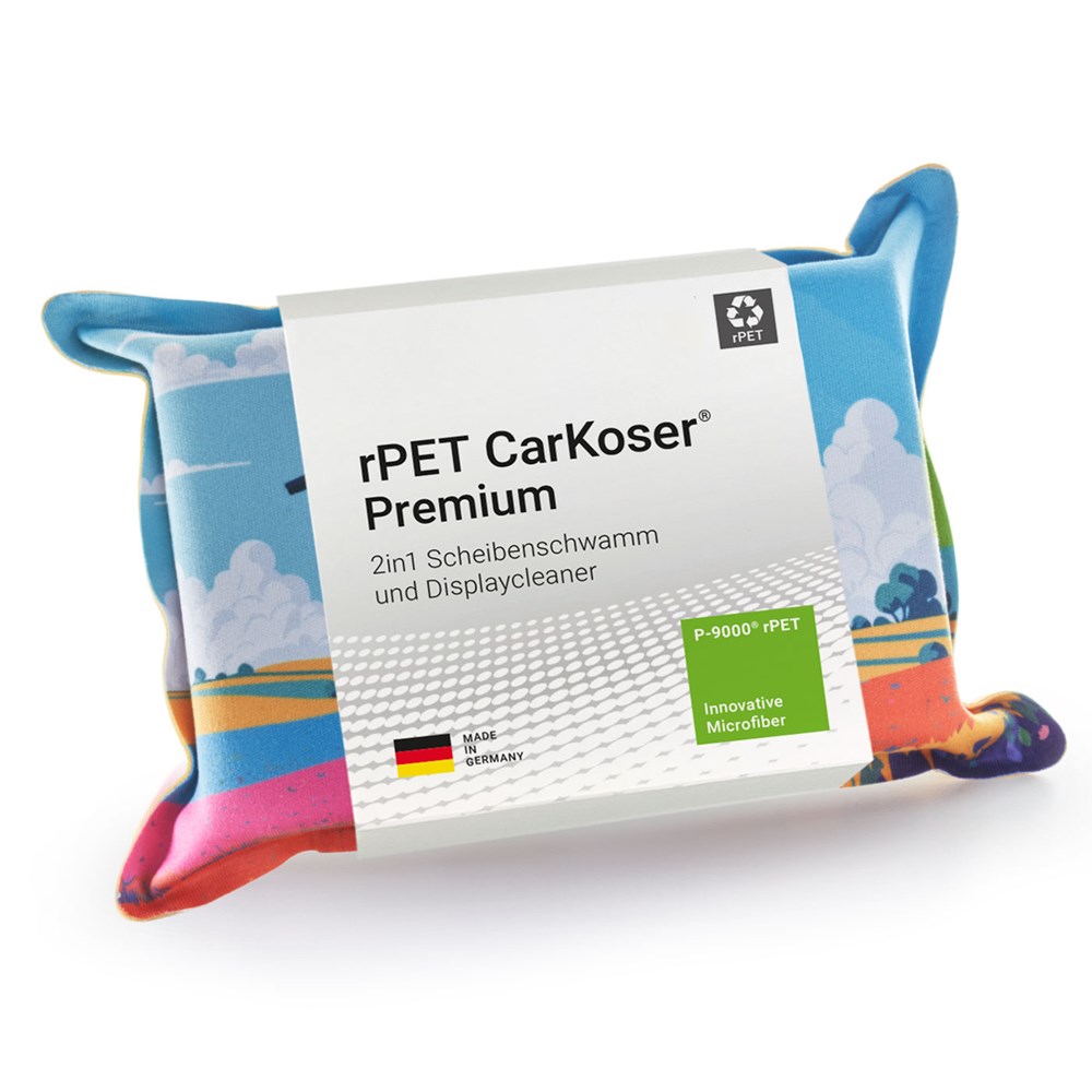 rPET CarKoser® 2-in-1 Premium ruitenspons, all-inclusive-pakket