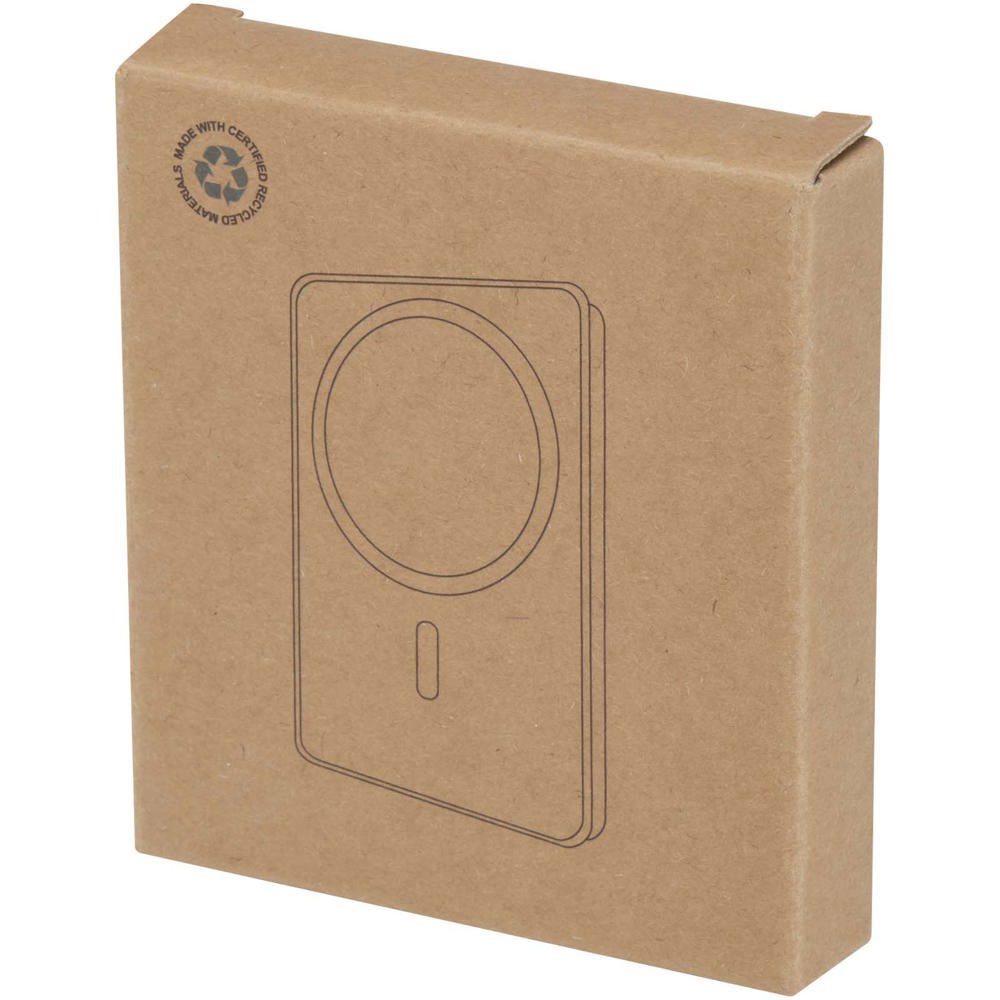 Acrab magnetische draadloze powerbank van 5000 mAh 15 W met 20 W PD van gerecycled plastic