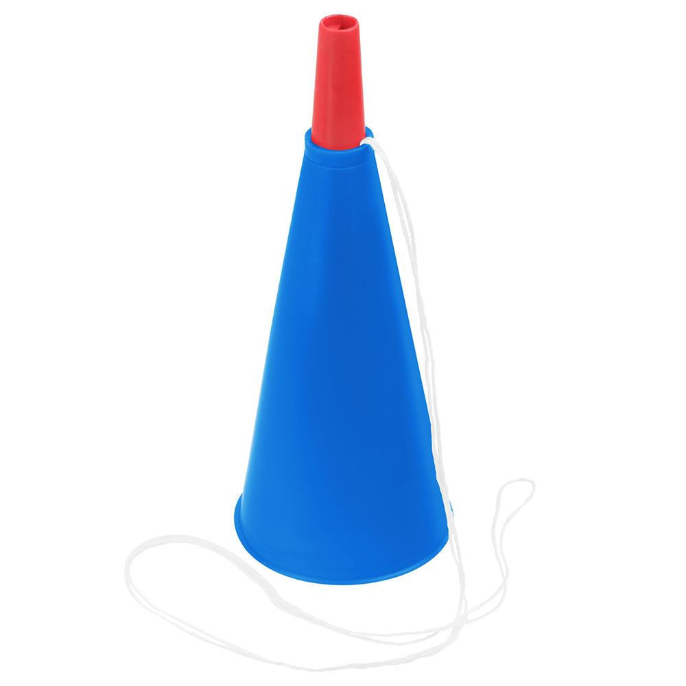 Fan trompet - blauw/rood