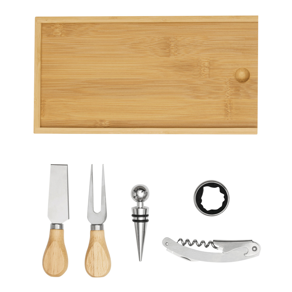 BAMBOO WINE - Wijn- en kaasset