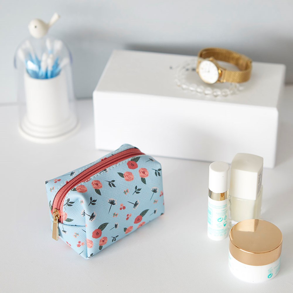 Beauty case,Bloom,blauw,plastic