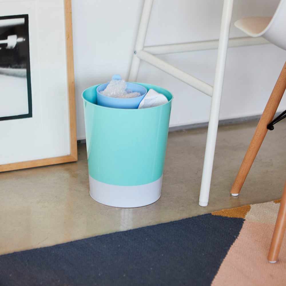 Afvalbak,Mr.Recycle,blauw,polypropyleen