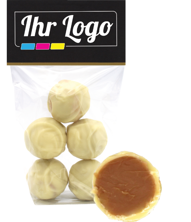 5 chocolaatjes champagne met klantenkop