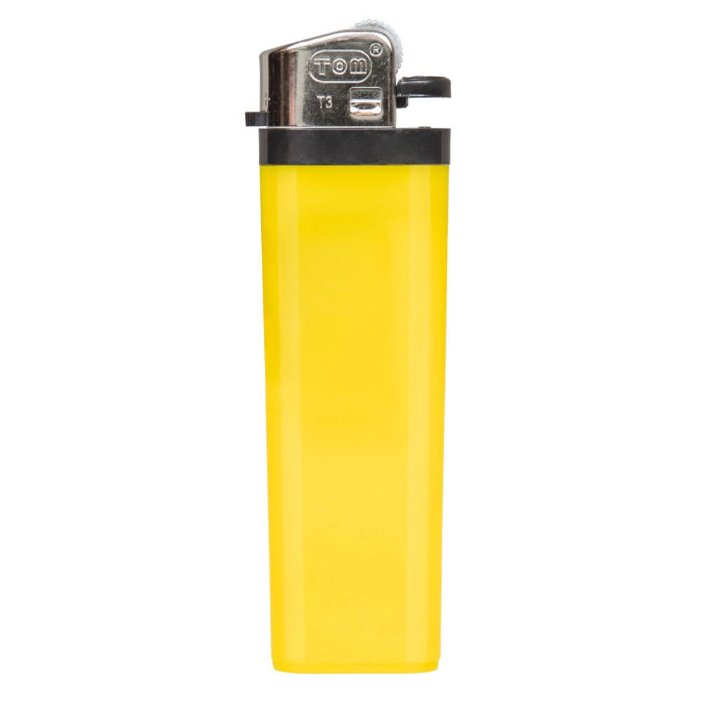 Burn, disposable lighter - yellow
