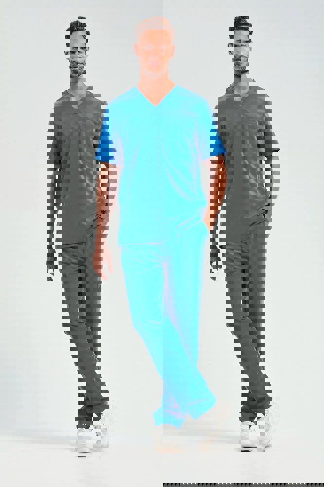 NN200 - Stretch tuniek met korte mouwen voor heren