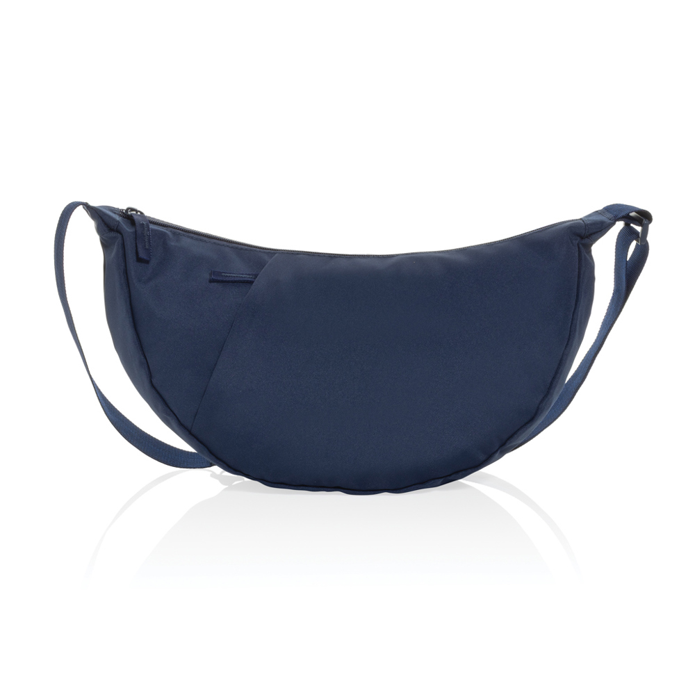 Crescent XL AWARE™ RPET halve maan sling bag - donkerblauw (± PMS 19-3923TCX)