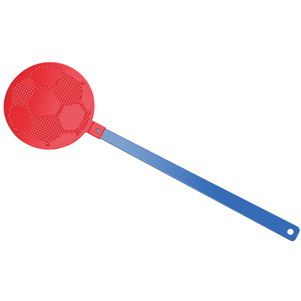 Fly swatter "soccer" - blue/red