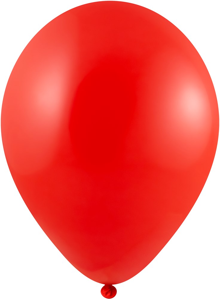 Ballonnen bedrukt 85/95 cm - Ø 33 cm - 11 inch - Rood (1130) Pastel (± PMS 185)