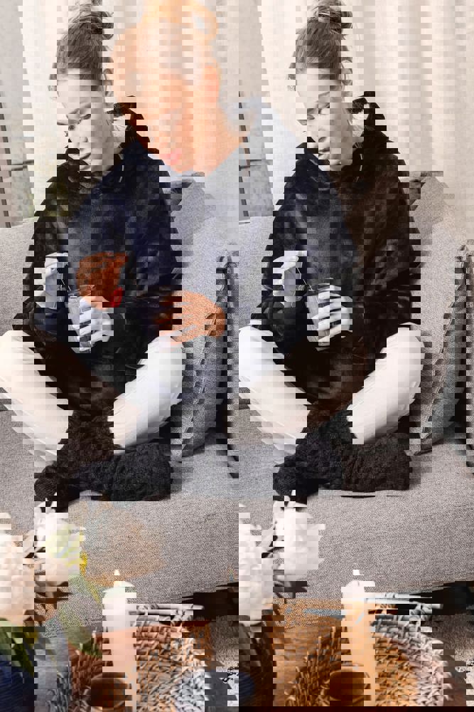 K410 - Poncho  plaid