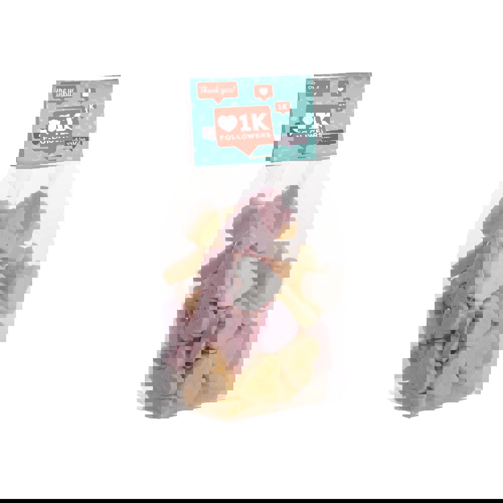 Blokzakje met kopkaartje en 150 gram snoep