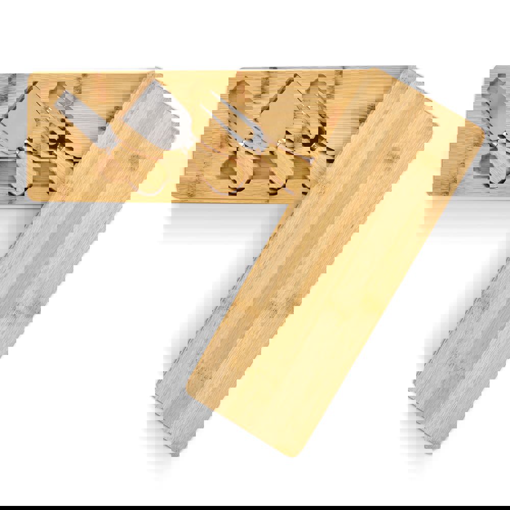 3-delige bamboe kaasmessenset