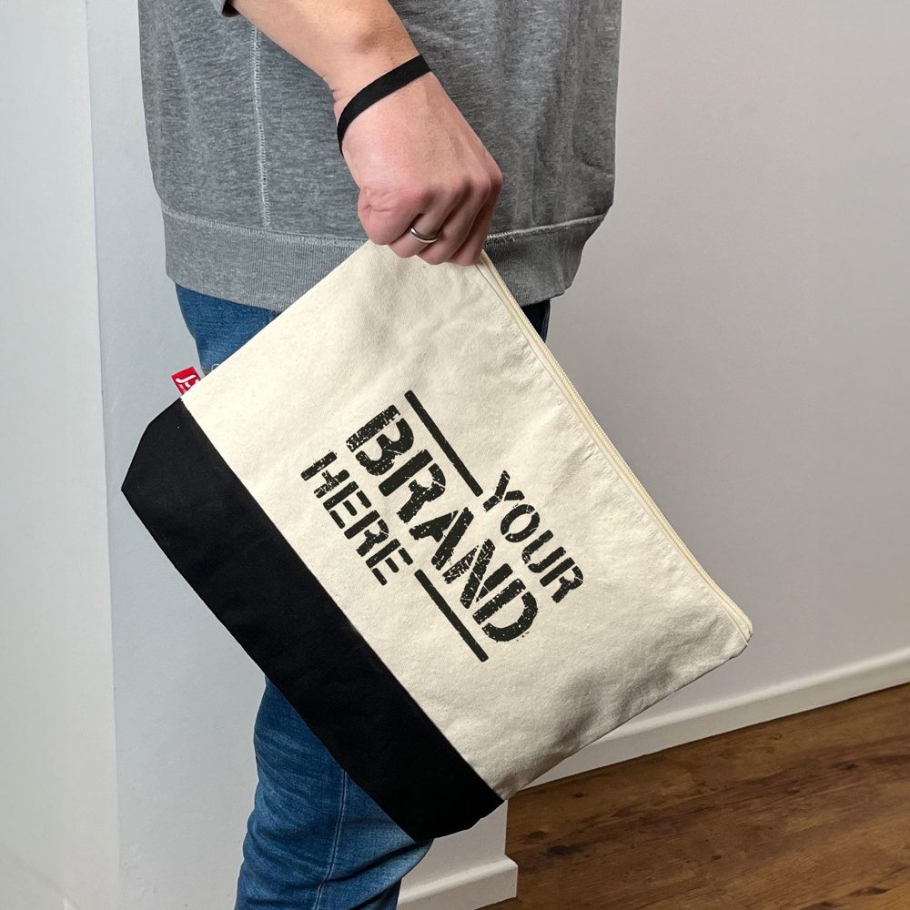 HEIDELBERG – Canvas etui met contrastbodem en polsband