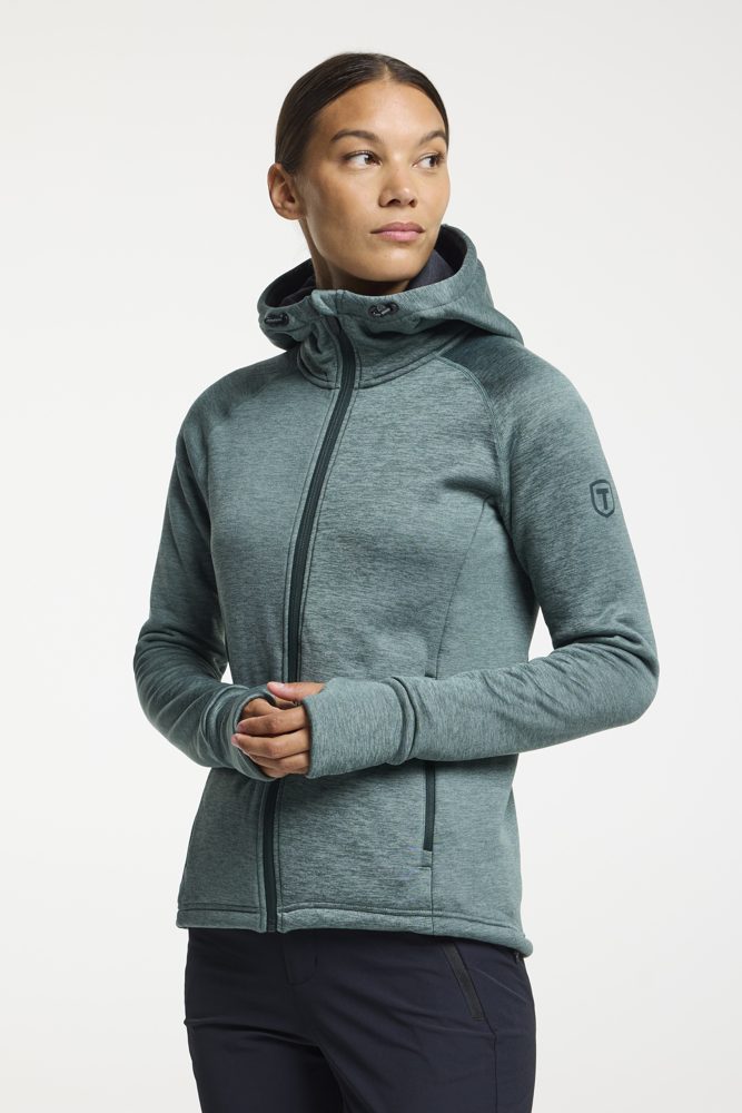 TXlite Hoodie Zip Women - Groen