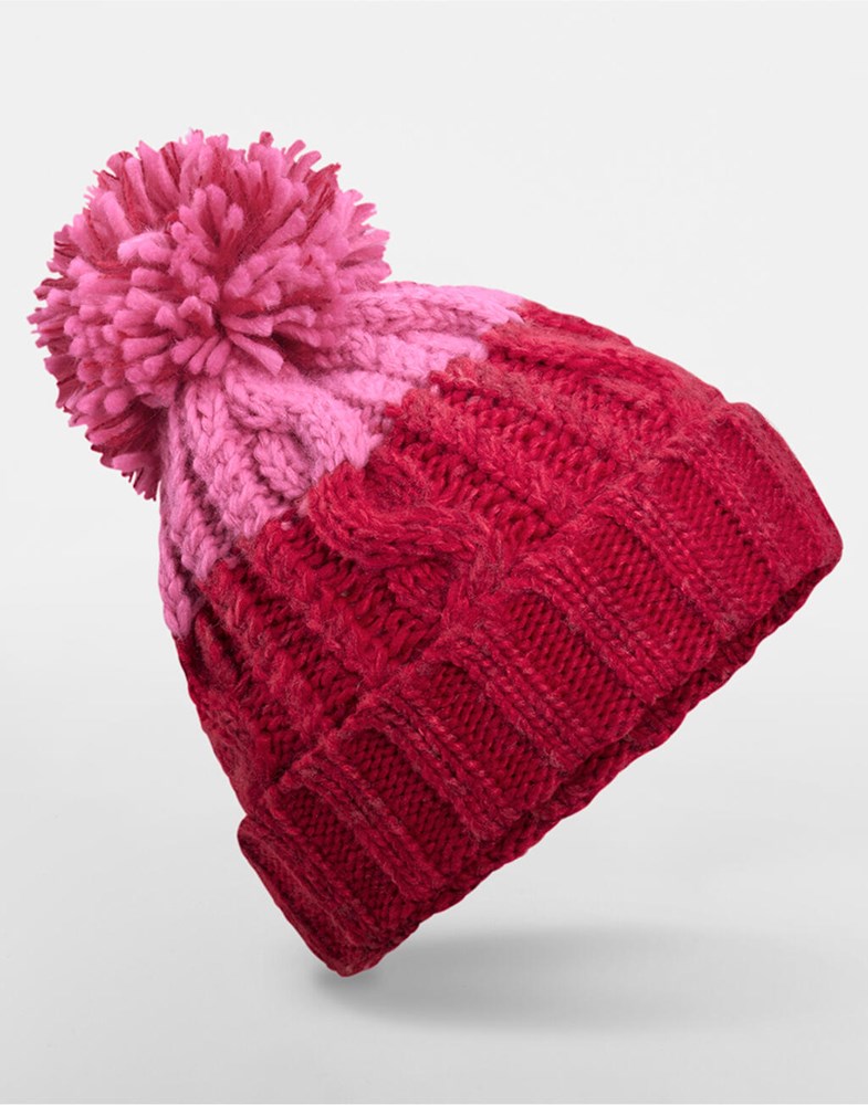 Apres Beanie - Classic Red/True Pink