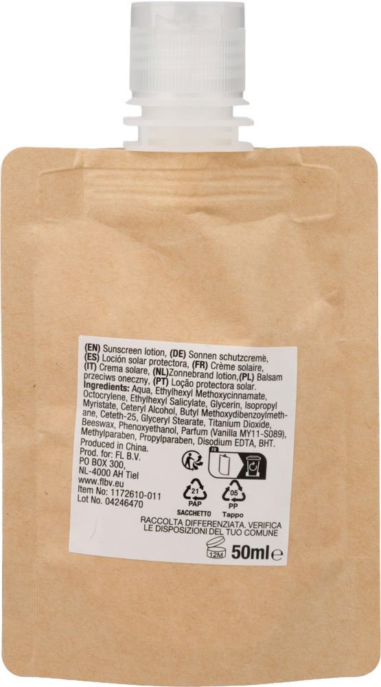 Papieren zak zonnebrandcrème Kyle
