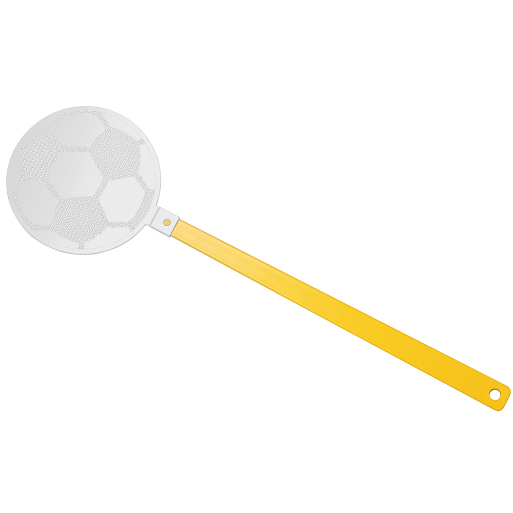 Fly swatter "soccer" - yellow/white