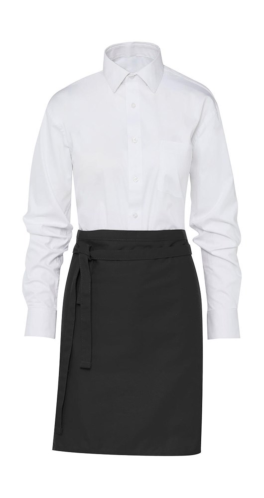 BRUSSELS Short Bistro Apron - Black