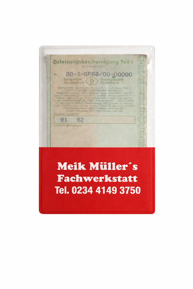 Hoes voor rijbewijs FERO - Rood