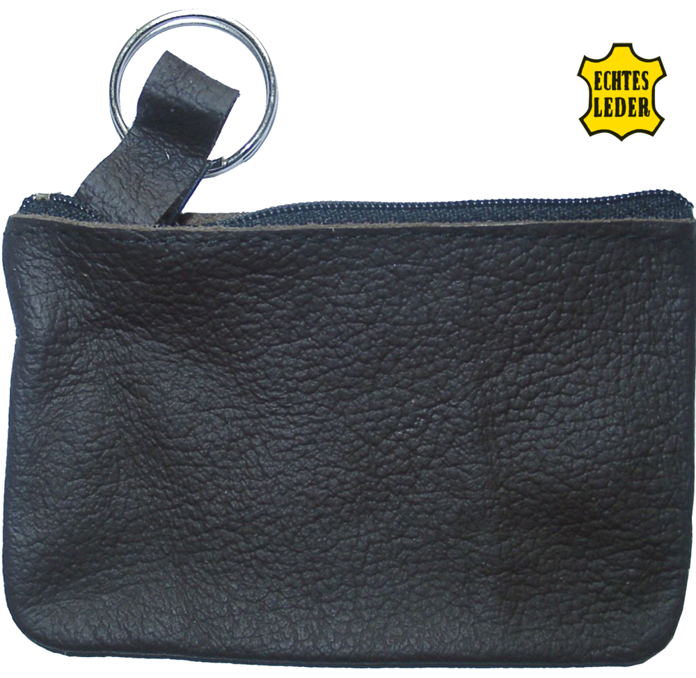 Leren sleuteletui LEONARDO - Zwart