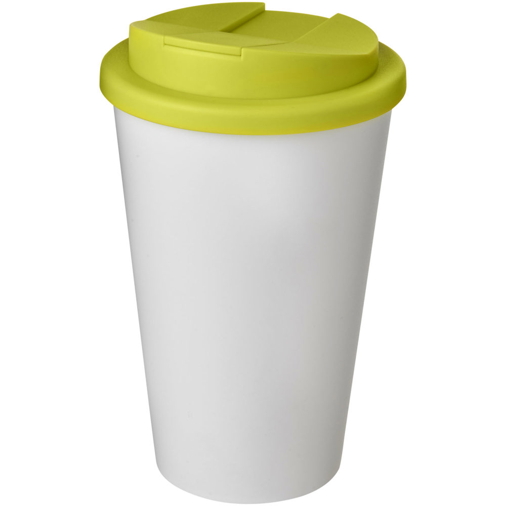 Americano® 350 ml geïsoleerde beker - Wit, Lime